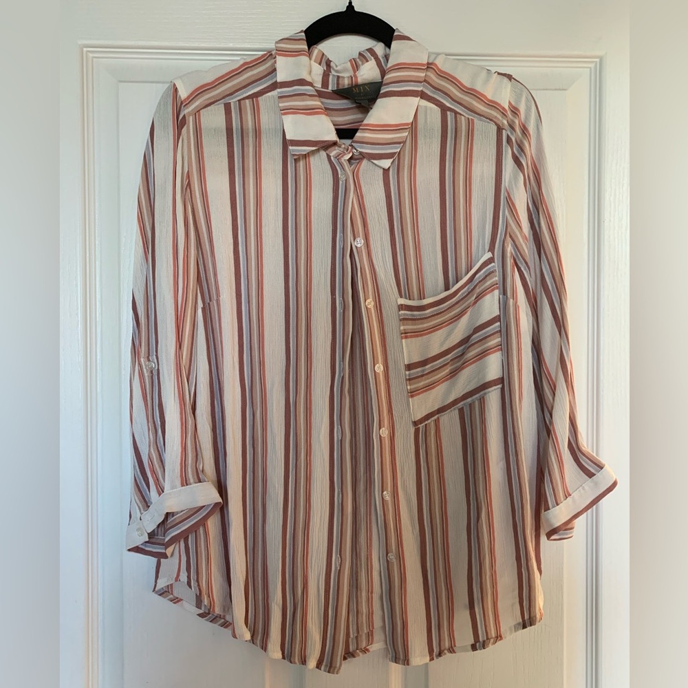 Size large button up